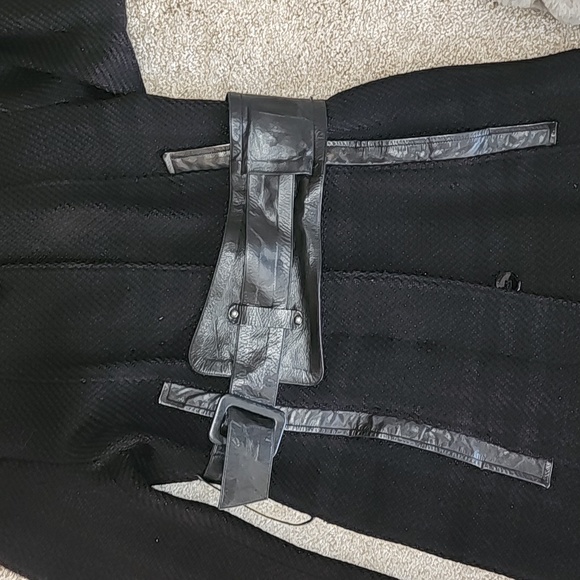 MACKAGE NWT REAL LEATHER TRIM COAT SIZE SMALL - Picture 5 of 13